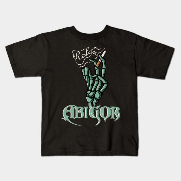 Abigor Melodic Black Metal Kids T-Shirt by okefandi